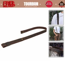 Tourbon Leather Rifle/Shotgun Sling Strap Shooting Hunting Adjustable fit Marlin