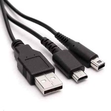 USB Power Charger Data Sync Adapter Cable for Nintendo 3DS DSi XL DS Lite