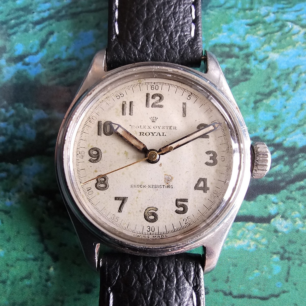 ROLEX OYSTER 手巻き ref.4444 Vintage Rolex Oyster Royal Hand-Winding Men's Watch Ref 4444