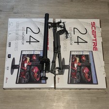 2 Sceptre 24 1080p FHD LED Monitor Ultra Slim Pro Series Vivo Desk Mount