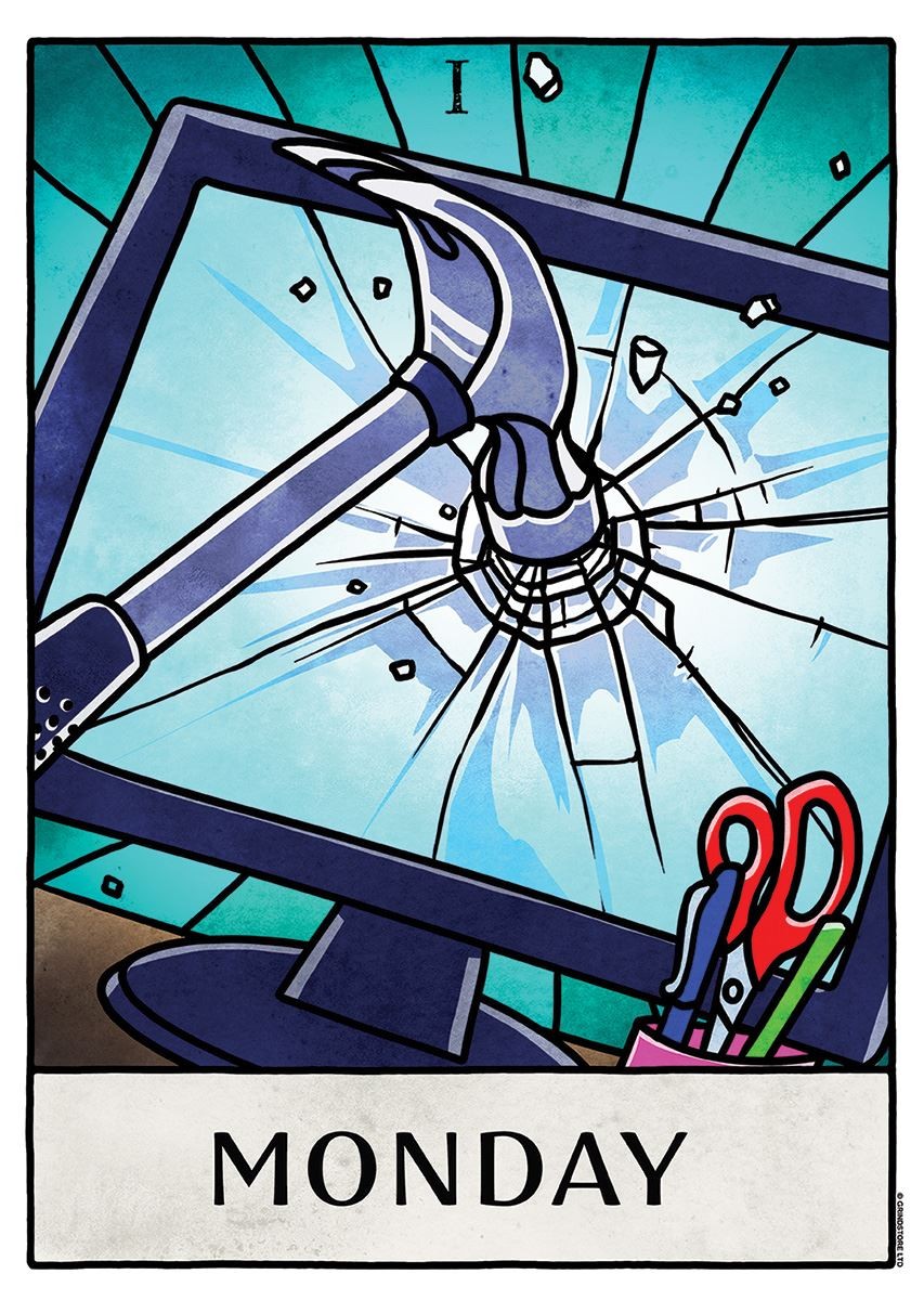 Deadly Tarot Life - Monday Mini Poster