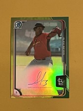 2015 Bowman Chrome Prospects RC Auto Alex Reyes #BCAP-AR Green Refractor #/99