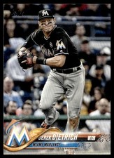 2018 Topps Derek Dietrich Miami Marlins #657