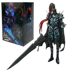 20-21cm Solo Leveling Sung Jinwoo Bloodred Knight Yggdrasil Action Figure Statue