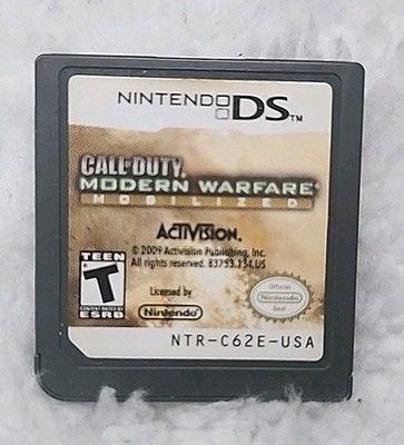 Nintendo DS Call of Duty: Modern Warfare Mobilized Video Game Cartridge Rated T