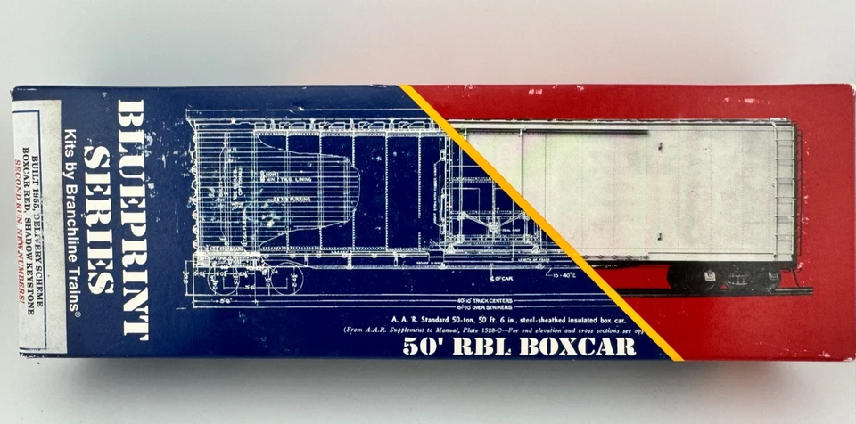 Branchline 1722 HO Scale Western Fruit Express 50' Plug Door Box Car Road #64104 - Image 3 of 4
