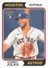 Corey Julks 2023 Topps Heritage #623 Houston Astros Rookie