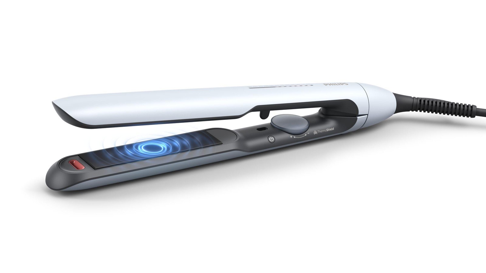 Philips Blu/Bianco/Nero Piastra Per Capelli, Piastra Per Capelli Serie 5000 - Immagine 2