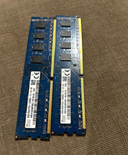 SK hynix 16GB 2x8GB DDR3 PC3-12800U 240-Pin DIMM Non-ECC HMT41GU6BFR8C-PB