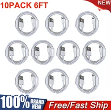 20 PACK For iPhone 15 14 13 12 11 X XR Pro Max Charging Cable Charger Power Cord