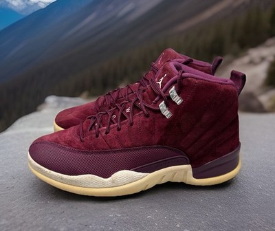 Nike Air Jordan 12 Retro Bordeaux Burgundy 130690-617 Men Size 10.5 Preowned