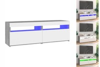Tv-SchräNke 2 Stk. Mit LED Leuchten Grau Sonoma 60X35X40 Cm Lowboard Fernseher L