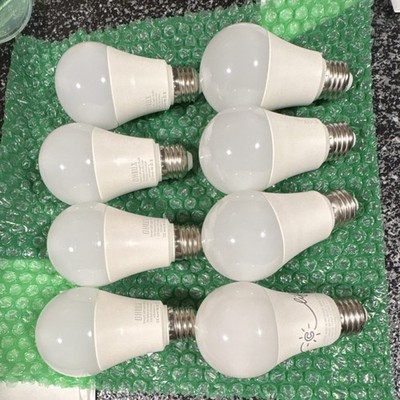 OMNILUX LED A60 9W Warm White Light Bulbs 2700K Screw Base Set of 8 