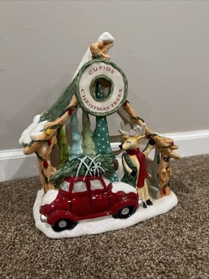 Blue Sky Clayworks Goldminc Christmas Large Cupids Christmas Tree Votive Holder