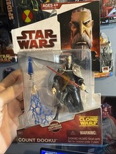 2009 STAR WARS Clone Wars CW27 COUNT DOOKU Figure Unopened