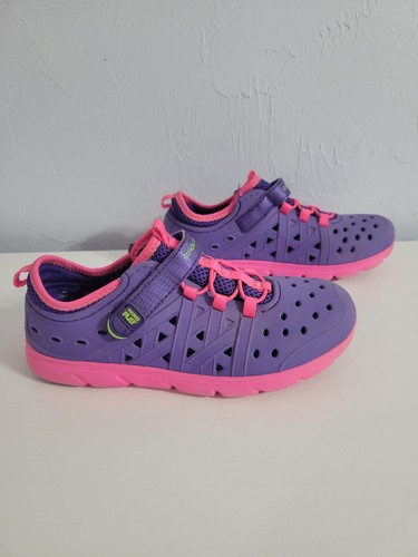 Stride Rite Phibian Made To Play Girls Magneta Pink Waterproof Shoes Size 2 NEW! - Picture 4 of 7