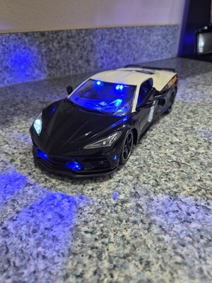 Florida Highway Patrol  Chevrolet C8 Corvette  -  w/ All Flashing Lights