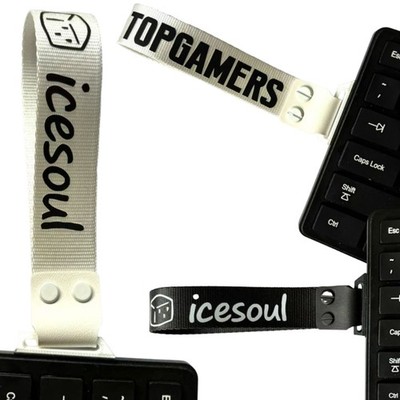 Colorful Woven Keyboards Wrist Strap Cord Elastic AntiSlip Wristband Lanyard