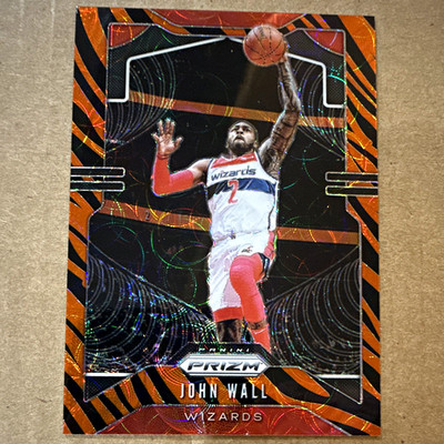 Panini 2019-20 Prizm John Wall Wizards Tiger Stripes Prizm #181