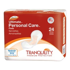 Tranquility Incontinent Pad 6-1/2 X 13-1/2 Inch Ultimate 24 Ct