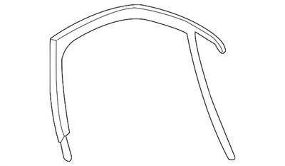 Genuine Volkswagen 2011-2018 Jetta Run Channel 5C6-837-432-5AP