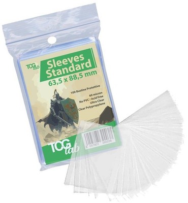 Gadget - Tgc Lab: 100 Bustine Protective - Ultra Clear - Carte Standard - 60m Fi