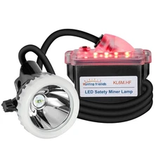Super Bright LED Mining Headlamp KL6M.H, High Lumen Rechargeable Miner Cap Li...