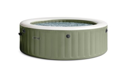 INTEX Whirlpool PureSPA Bubble Massage rund 216x71cm Spa aufblasbar 6 Personen