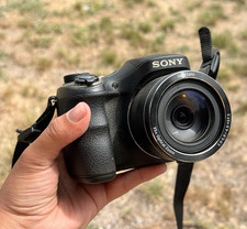 Sony Cyber-shot DSC-H300 20.1MP Black Bridge Camera 35x Zoom Flash USB AA