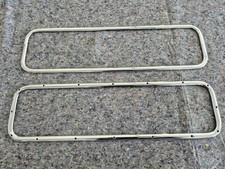 1930s 1940s Convertible Rear Gangster Window 3x Chrome 1930s 1940s Convertible Rear Gangster Window 3x Chrome