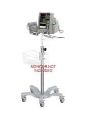 Rolling mobile stand for edan M3 M3b vital sign monitor (big wheel) 