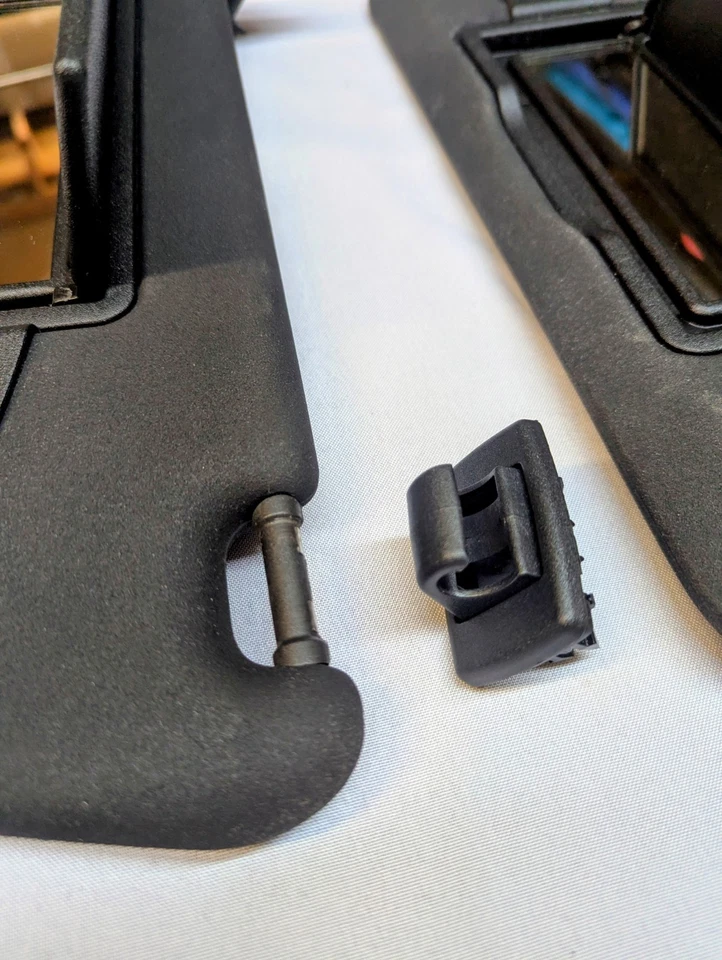 2010-2014 Mercedes-Benz C250 Sun Visor Set Pair Right & Left Black XWKS1 Foto 4 de 4