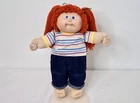 Vintage Cabbage Patch Doll Red Hair Green Eyes Dimple 1985 16” OK HM 16