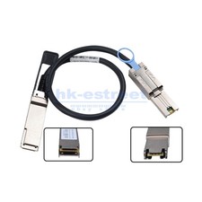 External SAS Cable QSFP SFF-8436 to SFF-8088 For NetApp DS4243 DS4246 50 cm