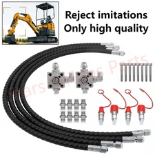 0.8Ton-2Ton  Mini  Excavator 3-Way  Diverter  Valve / Quick  Connect  / Pro Kit.