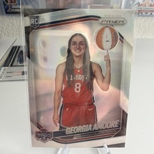2025 Panini Prizm WNBA - Rookie Variation Georgia Amoore #140 Silver Prizm (RC)