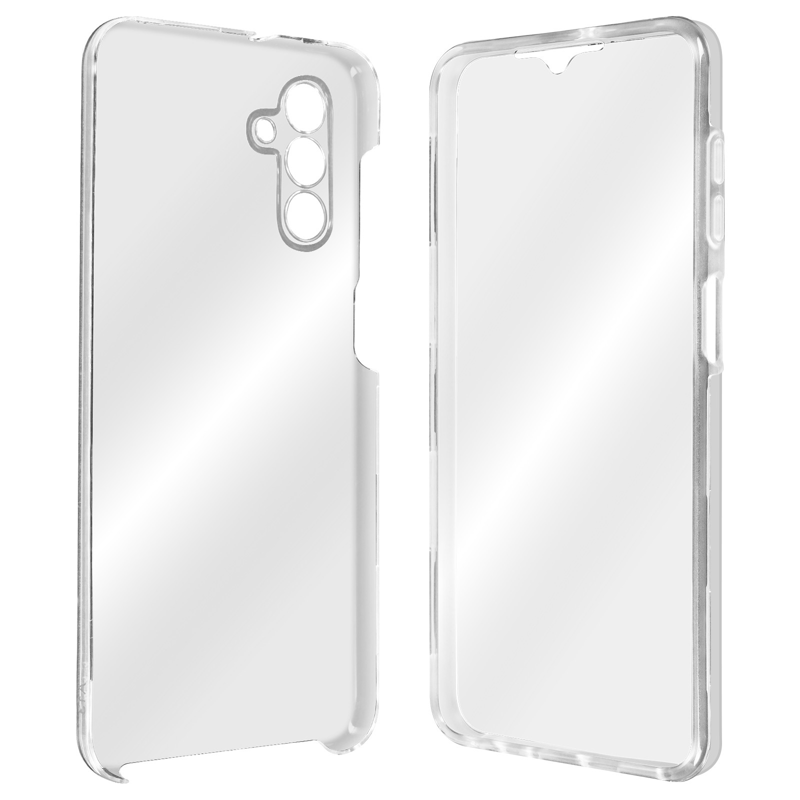 Coque Galaxy A13 5G de protection intégrale transparente rigide double face marque Avizar
