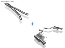 Fox RE-LI Racinganlage ab Kat Ford Mustang VI 6 ab 2014 5.0l GT je 100mm rund