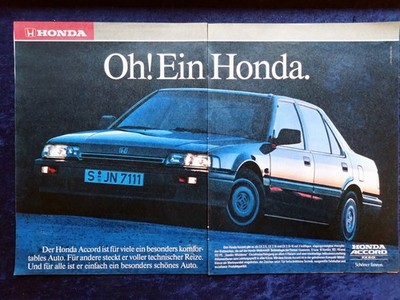 Honda Accord EX 2.0 i-16, originale Werbung aus 1988