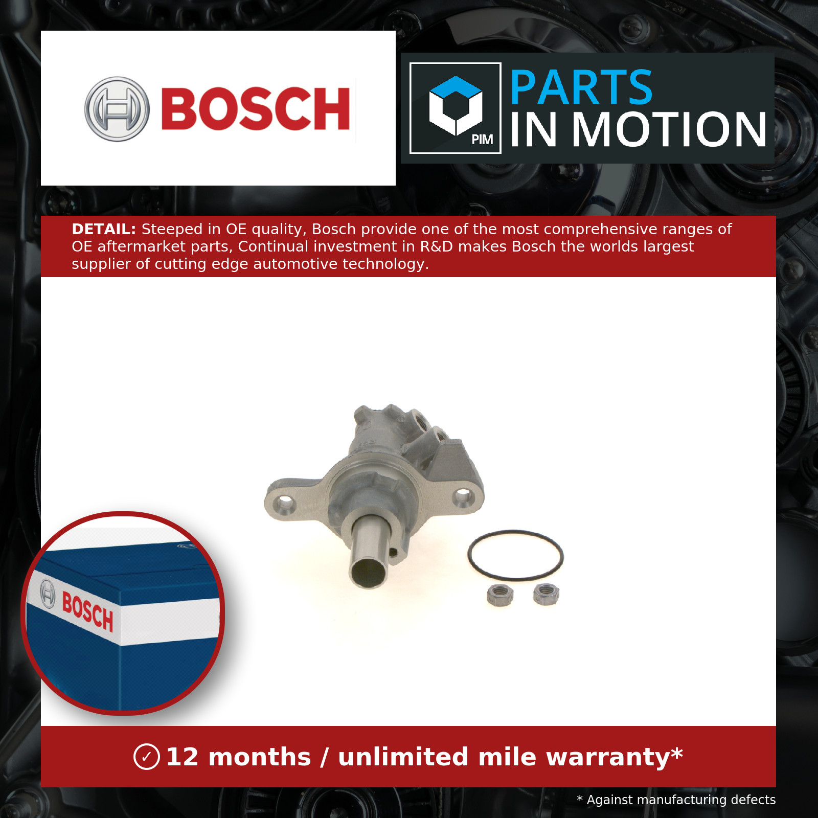 Bosch 0204788355 Brake Master Cylinder (Mc1342) - Image 11