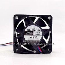 1PCS ORIX 6025 MD625B-12L 12V 0.16A Three-Wire Inverter Cooling Fan