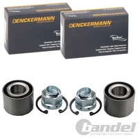 2X Denckermann RADLAGER-SATZ Hinten Passend FüR Chevrolet Aveo Spark Daewoo Kalo