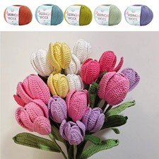 Soft Worsted Weight Yarn Hand Knitting Yarn For Knitting Rugs Sweater Scarf Hat