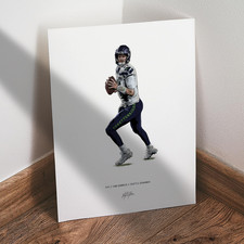 Sam Darnold Poster Seattle Seahawks Football 8x10 Art Print