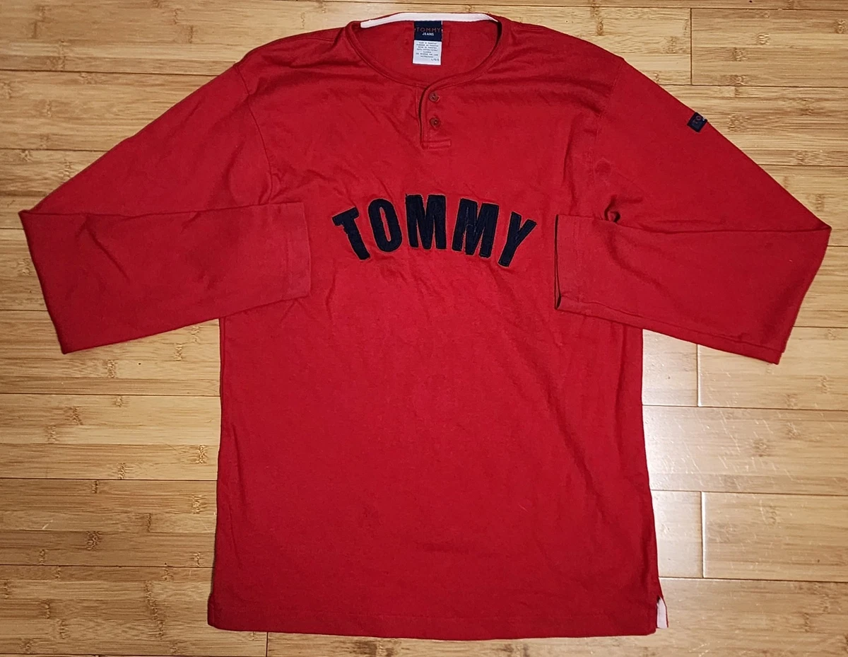 Tommy Hilfiger Red T-Shirts for Men for sale | eBay