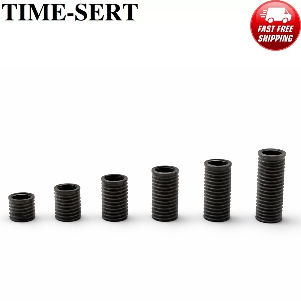 TIME-SERT® M8 × 1.25 Solid Bushing Insert Assortment – Multiple Lengths (65 Pc)