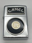 MTB- Vintage 1994 Camel Zippo Lighter - 8 Ball Tin Case.  Unstruck, Orange Tag — photo 2