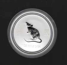 Australien 1 Unze Silber lunar I 2008 Maus St...