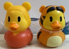 Disney Duckalooz Rubber Duck Winnie the Pooh & Tigger #2