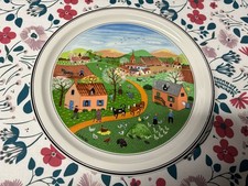 Assiette murale Villeroy Boch modèle Naif Laplau Printemps